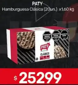 Nini Mayorista Paty hamburguesa clásica oferta