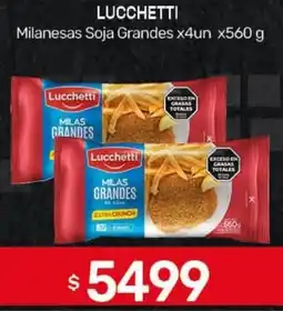 Nini Mayorista Lucchetti Milanesas Soja Grandes oferta