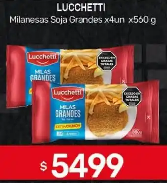 Nini Mayorista Lucchetti Milanesas Soja Grandes oferta