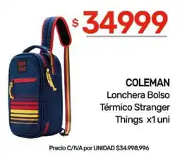 Nini Mayorista Coleman lonchera bolso térmico stranger things oferta