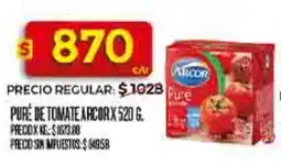 Supermercados DIA Arcor pure de tomate oferta