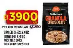 Supermercados DIA Go natural granola seeds&nuts oferta