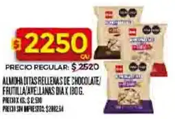 Supermercados DIA Dia almohaditas rellenas de chocolate/ frutilla/avellanas oferta