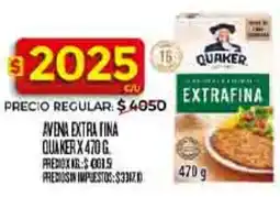 Supermercados DIA Quaker avena extrafina oferta