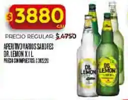 Supermercados DIA Dr. lemon aperitivo varios sabores oferta