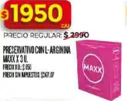 Supermercados DIA Maxx preservativo con l-arginina oferta