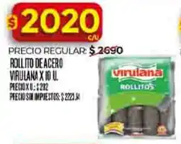Supermercados DIA Virulana rollito de acero oferta