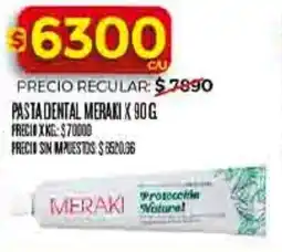 Supermercados DIA Meraki pasta dental oferta