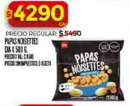 Supermercados DIA Dia papas noisettes oferta