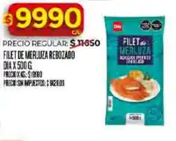 Supermercados DIA Dia filet de merluza rebozado filet merluza oferta