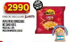 Supermercados DIA Mc cain papas fritas congeladas oferta