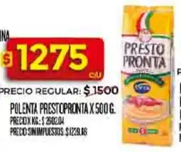 Supermercados DIA Prestopronta polenta oferta
