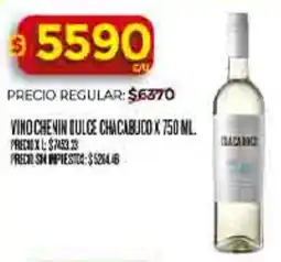 Supermercados DIA Chacabuco chenin vino dulce oferta