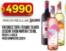 Supermercados DIA Norton vino dulce tinto/rosado/blanco cosecha tardia oferta