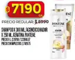 Supermercados DIA Pantene keratina shampoo /acondicionador oferta