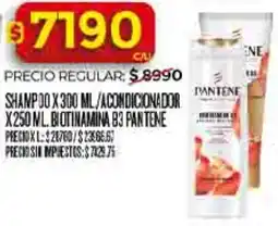 Supermercados DIA Pantene shampoo /acondicionador oferta