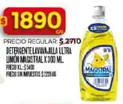 Supermercados DIA Magistral detergente lavavajilla ultra limon oferta