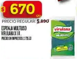 Supermercados DIA Virulana esponja multiuso oferta
