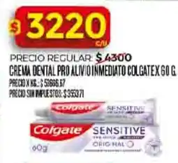 Supermercados DIA Colgate crema dental pro alivio inmediato oferta