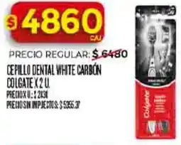 Supermercados DIA Colgate cepillo dental white carbon oferta
