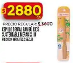 Supermercados DIA Meraki cepillo dental bambu kids sustentable oferta