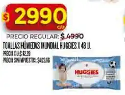 Supermercados DIA Huggies toallas humedas mundial oferta