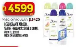Supermercados DIA Dove desodorante aerosol varias fragancias oferta