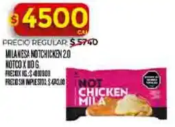 Supermercados DIA Not chicken mila milanesa notchicken 20 notco oferta