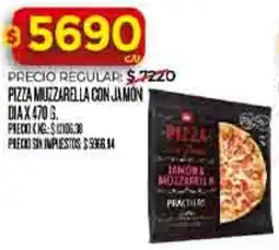 Supermercados DIA Dia pizza muzzarella con jamon oferta