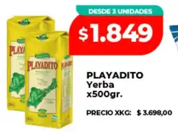 Supermayorista Vital Playadito yerba oferta