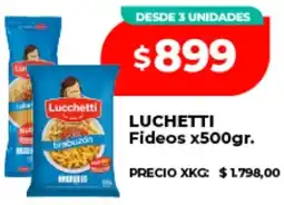 Supermayorista Vital Luchetti fideos oferta