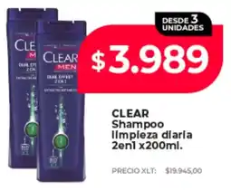 Supermayorista Vital Clear shampoo limpieza diaria 2en1 oferta