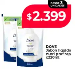Supermayorista Vital Dove jabon liquido nutri prof rep oferta