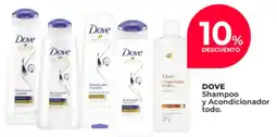 Supermayorista Vital Dove shampoo y acondicionador todo oferta