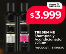 Supermayorista Vital Tresemmé shampoo y acondicionador oferta