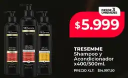 Supermayorista Vital Tresemmé shampoo y acondicionador oferta