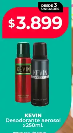 Supermayorista Vital Kevin desodorante aerosol oferta