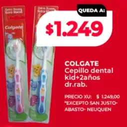 Supermayorista Vital Colgate cepillo dental kid+2años dr.rab. oferta
