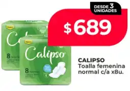 Supermayorista Vital Calipso toalla femenina normal c/a oferta