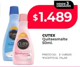 Supermayorista Vital Cutex quitaesmalte oferta