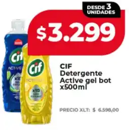 Supermayorista Vital Cif detergente active gel bot oferta