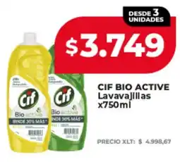 Supermayorista Vital Cif bio active lavavajillas oferta