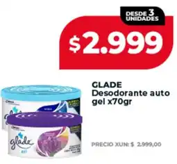 Supermayorista Vital Glade desodorante auto gel oferta