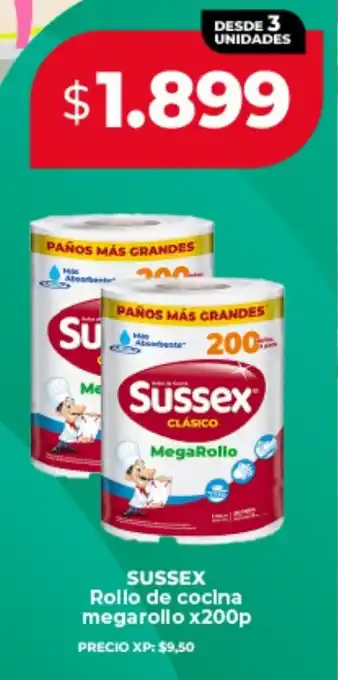 Supermayorista Vital Sussex rollo de cocina megarollo oferta