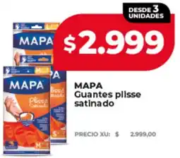 Supermayorista Vital Mapa guantes plisse satinado oferta