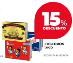 Supermayorista Vital Fosforos todo oferta