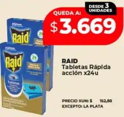Supermayorista Vital Raid tabletas rápida acción oferta