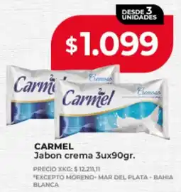 Supermayorista Vital Carmel jabon crema oferta