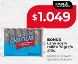 Supermayorista Vital Bonux lana acero rollito oferta