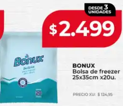 Supermayorista Vital Bonux bolsa de freezer oferta